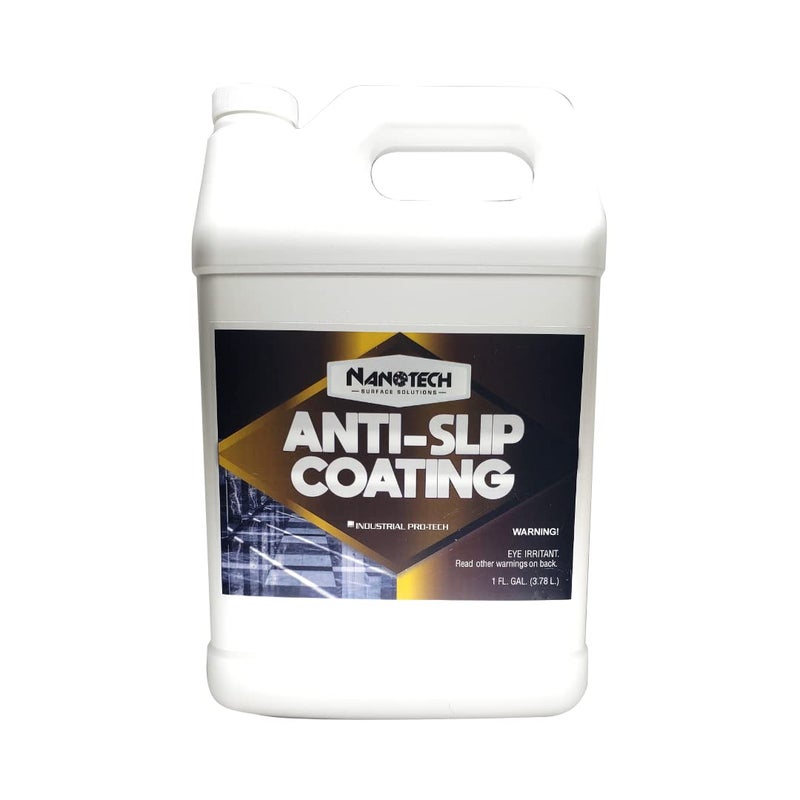 Nanotech Surface Solutions Anti-Slip Coating - Works in Minutes, Reduces Slip & Fall Accidents Due to Wet Floors - for Porcelain, Ceramic, Mosaic Tile, 1 Gallon (128 Oz.) - Image 1
